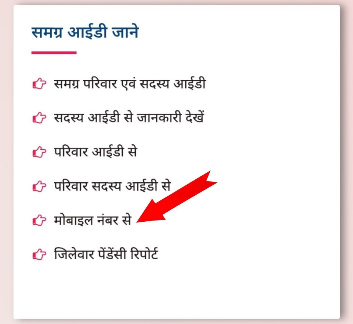 Download Samagra ID - Step 5